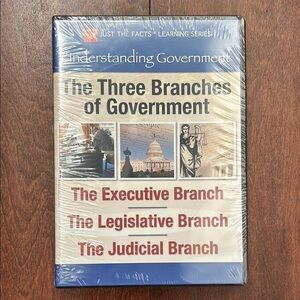 Homeschooling Understanding Government DVD - The Three Branches, New & Unopened
